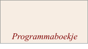 Programmaboekje
